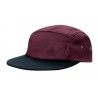 Cap - mod. 3899:Burgundy, Cotton twill, Black